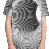 economico Visione 3D e Geometria del Ragazzo-Da ragazzo 3D 3D Print maglietta Manica corta Stampa 3D Estate Primavera Attivo Sportivo Di tendenza Bambino 3-12 anni Esterno Giornaliero Al coperto Standard