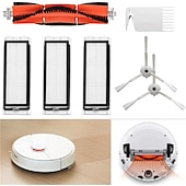 お買い得  手工具-xiaomiロボット掃除機の付属品、1つの中央ブラシ、2つのサイドブラシ、3つのhepaフィルター、1つのクリーニングツール掃除機部品xiaomimiロボットとクリーナーroborockの交換部品