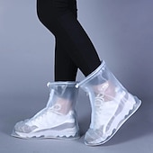 baratos Jardinagem-Capas impermeáveis para botas de chuva, galochas antiderrapantes com controle de areia, sola de borracha em pvc reutilizáveis botas de chuva e neve galochas para ciclismo acampamento ao ar livre pesca viagem jardim