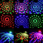 olcso Színpadi fények-party disco labda lámpák, hangaktivált villogó party lámpák távirányítóval, 7 rgb szín váltakozó dj színpad villogó lámpák beltéri otthoni táncklub partik karácsonyi születésnapi esküvői show