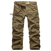 economico Pantaloni cargo-Per uomo Pantaloni cargo Pantaloni da lavoro Pantaloni cargo tattici Militare Estate Esterno Ripstop Asciugatura rapida Multi Pocket Resistenza all&#039;usura Pantalone / Sovrapantaloni Pantaloni Nero