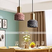 economico Luci Isola cucina-10 cm lanterna pendente design lampada a sospensione in metallo moderno 220-240v