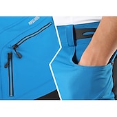 זול מכנסיים, טייצים ומכנסיים קצרים לגברים-בגדי ריקוד גברים מכנסי רכיבה באגי מכנסי אופניים אופניים מכנסיים קצרים מכנסיים קצרים רחבים התאמה רגועה רכיבת הרים רכיבת כביש ספורט 3D לוח ייבוש מהיר רוכסן עמיד למים רך שחור ירוק צבא ביגוד