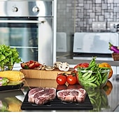 preiswerte Fleisch-Werkzeuge-Schnellauftauschale zum natürlichen Auftauen von gefrorenem Fleisch Schnellauftauplatte &amp; Brett für gefrorenes Fleisch &amp; Lebensmittel Auftaumatte Fleisch schnell auftauen