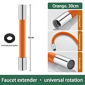 Χαμηλού Κόστους Βρύση με Ψεκαστήρα-mintiml faucet extender γενικός σωλήνας επέκτασης βρύσης σωλήνας επέκτασης σύνδεσης 1/2″ για εξωτερική κεφαλή πιτσιλίσματος λεκάνης wavsh