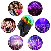 olcso Színpadi fények-party disco labda lámpák, hangaktivált villogó party lámpák távirányítóval, 7 rgb szín váltakozó dj színpad villogó lámpák beltéri otthoni táncklub partik karácsonyi születésnapi esküvői show