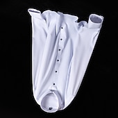 preiswerte Bügelfreie Herrenhemden-Herrenhemd einfarbig einfarbig eckiger Ausschnitt Hochzeit ausgehen langarm schmal Oberteile leicht Einfarbig elegant lässig weiß schwarz grau / Arbeit / Verein Sommerhemden