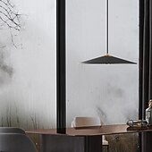 levne Závěsná světla-25 cm jednoduchý designový přívěsek z lehkého kovu s povrchovou úpravou led nordic style 220-240v