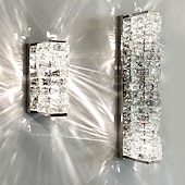 levne Vnitřní nástěnná světla-lightinthebox crystal led vnitřní nástěnné svítidlo obývací pokoj ocelová nástěnná svítidla 220-240v