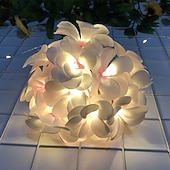 cheap Battery String Lights-Flower Shape LED Fairy String Lights 3M-20LEDS 1.5M-10LEDs Garland Light Christmas Wedding Party Garden Home Holiday Decoration