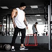 halpa Hihattomat treenipaidat-Miesten Hihaton Liivin toppi Aluspaita Hihaton paita Hihaton Tiukka pyöreä kaula-aukko Kesä Yhtenäinen väri Väripalikka Urheilu Muoti Kevyt Tilkkutäkki Loma Kausaliteetti Päivittäin Mustavalkoinen