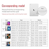 Недорогие чехол для iPad-Таблетка Чехлы панели Назначение Apple ipad 9th 8th 7th Generation 10.2 inch Держатель для карандашей Тройная подставка Защита от пыли Графика Цветы Мрамор Кожа PU