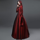 Χαμηλού Κόστους Φόρεμα-Γκόθικ Μεσαίωνα Τουαλέτα Μακρύ Φορέματα Φόρεμα χορού Juliet Μάγος ΠΑΡΑΚΟΛΟΥΘΗΣΕΙΣ Μεγάλα Μεγέθη Ξωτικό Φούντα Βραδινή τουαλέτα Τετράγωνη Λαιμόκοψη Φανταχτερή Φόρεμα Γυναικεία Όλα