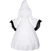 Χαμηλού Κόστους Φόρεμα-Γκόθικ Μεσαίωνα Τουαλέτα Μακρύ Φορέματα Φόρεμα χορού Juliet Μάγος ΠΑΡΑΚΟΛΟΥΘΗΣΕΙΣ Μεγάλα Μεγέθη Ξωτικό Φούντα Βραδινή τουαλέτα Τετράγωνη Λαιμόκοψη Φανταχτερή Φόρεμα Γυναικεία Όλα