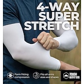cheap Armwarmers &amp; Leg Warmers-Arsuxeo UPF 50 UV Sun Protection Arm Sleeves for Men &amp; Women Cycling Sleeves Sun SleevesCompression Cooling Sleeve Solid Color Lightweight Bike White Black Green Spandex Road Bike Mountain