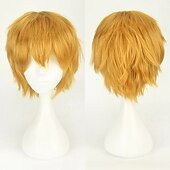 economico Parrucche Anime-s parrucche cosplay per uomini e donne parrucca anime in fibra resistente al calore parrucche di halloween da 12 pollici