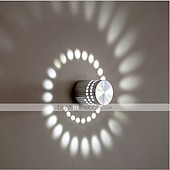 abordables Appliques murales d&#039;intérieur-Creative led appliques murales intérieures salon magasins/cafés applique murale en aluminium ip44 ac100-240v 3w