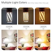 ieftine Becuri Porumb LED-6w e14/e27, telecomandă fără electrod, bec cu LED de porumb, 400lm, super luminos, în trei culori, echivalent cu becuri cu halogen de 100w, potrivit pentru mai multe locuri de iluminat interior 4/6 buc.