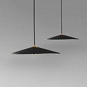 levne Závěsná světla-25 cm jednoduchý designový přívěsek z lehkého kovu s povrchovou úpravou led nordic style 220-240v