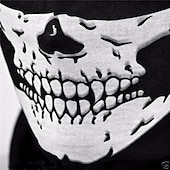 abordables Masques-Crâne de squelette Halloween Gants Masque Accessoires Halloween Horreur Déguisement effrayant Halloween Enfant Adulte Homme Femmes Unisexe Halloween Mardi Gras Déguisements d&#039;Halloween faciles Se