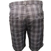 billige arbeidsshorts-Herre Chino Shorts Bermudashorts Arbeidshorts Shorts til golfbruk Lomme Grafisk Ruter Trykt mønster Komfort Lettvekt Over Knæet Avslappet Daglig Gatemote Fritid Grå Mikroelastisk