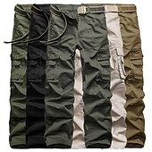 economico Pantaloni cargo-Per uomo Pantaloni cargo Pantaloni da lavoro Pantaloni cargo tattici Militare Estate Esterno Ripstop Asciugatura rapida Multi Pocket Resistenza all&#039;usura Pantalone / Sovrapantaloni Pantaloni Nero