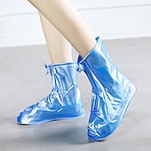 baratos Jardinagem-Capas impermeáveis para botas de chuva, galochas antiderrapantes com controle de areia, sola de borracha em pvc reutilizáveis botas de chuva e neve galochas para ciclismo acampamento ao ar livre pesca viagem jardim