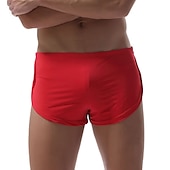 abordables Shorts de sport pour hommes-Homme Short Running Course Short d&#039;athlétisme Bas Sport &amp; Loisir Athleisure Respirable Séchage rapide Doux Aptitude Exercice Physique Marathon Tenue de sport Tenues de Sport Couleur Pleine Noir