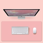 cheap Mouse Pad-Basic Mouse Pad 35.4*17.7*0.08 inch Non-Slip Waterproof Leather Mousepad for Computers Laptop PC Office Home Gaming