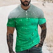 Oktoberfest Men's Polo Shirt Tennis Shirt Golf Shirt Graphic Prints Beer Collar Yellow Light Green Red Navy Blue Light Purple 3D Print Street Casual Short Sleeve Button-Down Clothing Apparel Fashion 11