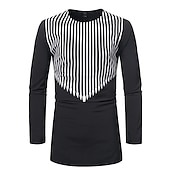 cheap Afrocentric Fashion-Men&#039;s Shirt Modern African Outfits Boho African Print Masquerade Adults Shirt Party