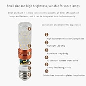 ieftine Becuri Porumb LED-6w e14/e27, telecomandă fără electrod, bec cu LED de porumb, 400lm, super luminos, în trei culori, echivalent cu becuri cu halogen de 100w, potrivit pentru mai multe locuri de iluminat interior 4/6 buc.