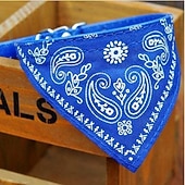 Недорогие Банданы и шляпы-Собака Ошейники Ошейник-бандана Регулируется / Выдвижной Банданы Кожа PU Черный Красный Синий Розовый