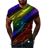 voordelige T-shirts in grote maten voor heren-Voor heren Grote maten T-shirt Groot en klein Grafisch Strakke ronde hals Afdrukken Korte mouw Zomer Ontwerper Klassiek Casual Groot en klein Dagelijks Sport Tops