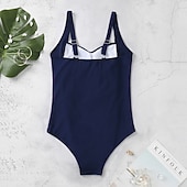 billiga One-piece-baddräkter-Dam Badkläder En bit Monokini Baddräkter Baddräkt Rynkad Magkontroll Smal Elegant Grundläggande Ensfärgat Slät Axelband Ärmlös Baddräkter