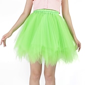 cheap Petticoat-Classic Lolita 1950s Cocktail Dress Dress Petticoat Hoop Skirt Crinoline Ballet Dancer Solid Colored Princess Women&#039;s Girls&#039; Wedding Party Bachelorette Party Adults&#039; Petticoat