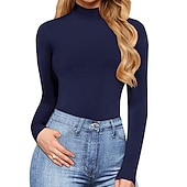 Χαμηλού Κόστους Rash Guards One Pieces-Γυναικεία Μαγιό γιλέκο Μονόχρωμο Σπαντέξ Γρήγορο Στέγνωμα Ελαφρύ Αναπνέει Μακρυμάνικο Κορμάκι Μαγιό Σέρφινγκ Παραλία Θαλάσσια Σπορ Καλοκαίρι