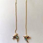 cheap Earrings-Women&#039;s Earrings Chic &amp; Modern Street Bird Earring / Red / Blue / Fall / Winter / Spring