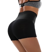 cheap Control Panties-Women&#039;s Shapewear Casual / Sporty Shorts Scrunch Butt Shorts Anti Chafing Shorts Short Pants Weekend Yoga Stretchy Solid Colored Tummy Control Butt Lift High Waist Skinny  Home Outfits
