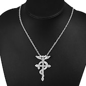 levne Boty a doplňky-Více doplňků Inspirovaný Fullmetal Alchemist Edward Elric Anime Cosplay příslušenství Náhrdelníky Slitina Pánské Dámské Halloweenské kostýmy