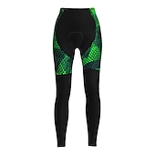 tanie Damskie spodnie, szorty i spódnice-Damskie Spodnie rowerowe Rower Majtki Rajstopy Kolarstwo górskie Kolarstwie szosowym Sport Graficzny Keep Warm Wkładka 3D Zatrzymujący ciepło Oddychający Żółty Czerwony Odzież Odzież rowerowa