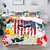 cheap Duvet Cover Sets-3D Street Art Graffiti Series Print Duvet Cover Bedding Sets Comforter Cover with 1 Print Duvet Cover or Coverlet，2 Pillowcases for Double/Queen/King