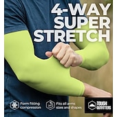 cheap Armwarmers &amp; Leg Warmers-Arsuxeo UPF 50 UV Sun Protection Arm Sleeves for Men &amp; Women Cycling Sleeves Sun SleevesCompression Cooling Sleeve Solid Color Lightweight Bike White Black Green Spandex Road Bike Mountain