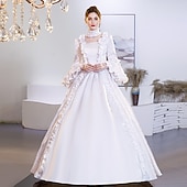 voordelige Jurken-cinderella maria antonietta retro vintage rococo victoriaans renaissance 18e eeuw prinses koloniale periode jurk dames jacquard kostuum vintage cosplay prestatie bruiloft 3/4-mouwen