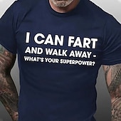 ieftine Tricou grafic pentru bărbați-Bărbați Grafic Scrisă Tricou Stil casual 100% Bumbac Manșon scurt Grafic Cămaşă Negru Alb Roșu-aprins Tricou confortabil Vacanță Casual Îmbrăcăminte de designer de modă