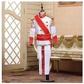 abordables Conjuntos-Rococó Medieval siglo 18 Ropa de Fiesta Aristócrata Disfraz Chico Jubileo de platino de la reina 2022 Isabel 70 años Carnaval de Venecia Niños Chaqueta