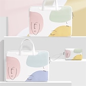 baratos Bolsas, estojos e luvas para laptop-capas para laptop 13,3&quot; 14&quot; 15,6&quot; polegadas, à prova d&#039;água à prova de choque, adequado para macbook air pro, hp, dell, lenovo, asus, acer, notebook chromebook, couro sintético cor mista, para