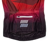 economico Maglie da donna-Per donna Maglia da Ciclismo Geometrico Manica Corta Bicicletta Maglia Top con 3 tasche posteriori Mountain Bike MTB Ciclismo su strada Asciugatura Rapida Strisce Riflettenti Tasca Posteriore
