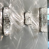 levne Vnitřní nástěnná světla-lightinthebox crystal led vnitřní nástěnné svítidlo obývací pokoj ocelová nástěnná svítidla 220-240v