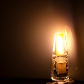 זול נורות דו-פיניות לד-10 יחידות נורת led g4 ac/dc12-24v cob אור led להחליף נורת הלוגן מסורתית של נורת סיליקה ג&#039;ל מנורת סיליקה ג&#039;ל עבור גוף תאורה תליון לבית